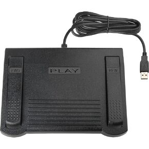 ECS FTR-USB-1 USB Foot Pedal for Transcribing with for The Record Gold and FTR Player