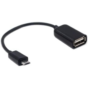 Black Micro USB Male to Female OTG Adapter Cable 5V USB Male Cable Adapter for Cell Phone OTG Adapters Accessories Android Phone U Disk Durable Design