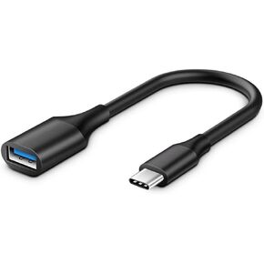 USB C to USB 3.0 Adapter, USB C to USB OTG Adapter Cable, Type-C to USB 3.0 Extension Cable, Compatible with iPhone 15 Pro Max/15 Plus/15, MacBook Pro/Air, Samsung Galaxy S24/S23/S22/S21