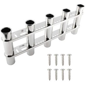 DasMarine Stainless Steel Fishing Rod Holder,Rod Rack for Marine Boat and Yacht