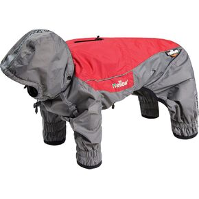 Dog Helios 'Arctic Blast' Full Body Dog Jacket - Waterproof and Reflective Winter Dog Coat Featuring Blackshark Technology with Removable and Adjustable Hood and Waist with Polar Fleece Lining