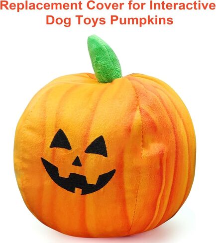 BABORUI Pumpkin Replacement Cover, Halloween Interactive Dog Toy Cover Bouncing Ball (Pumpkin) in Saudi Arabia