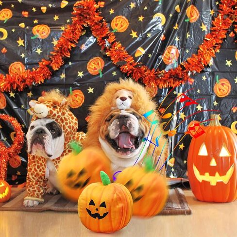 BABORUI Pumpkin Replacement Cover, Halloween Interactive Dog Toy Cover Bouncing Ball (Pumpkin) in Saudi Arabia