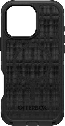 حافظة OtterBox iPhone 16 Pro Max Defender Series - وحدة واحدة سوداء يتم شحنها في حقيبة من البوليستر in Saudi Arabia