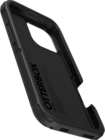 حافظة OtterBox iPhone 16 Pro Max Defender Series - وحدة واحدة سوداء يتم شحنها في حقيبة من البوليستر in Saudi Arabia