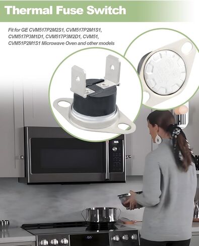 مصهر حراري للترموستات مناسب لميكروويف GE، KSD-40LC 70 درجة in Kuwait