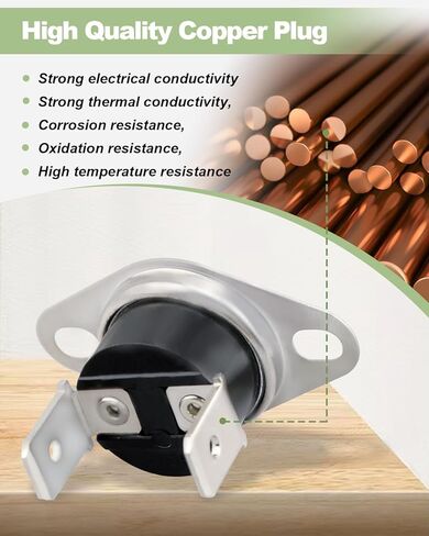 مصهر حراري للترموستات مناسب لميكروويف GE، KSD-40LC 70 درجة in Kuwait