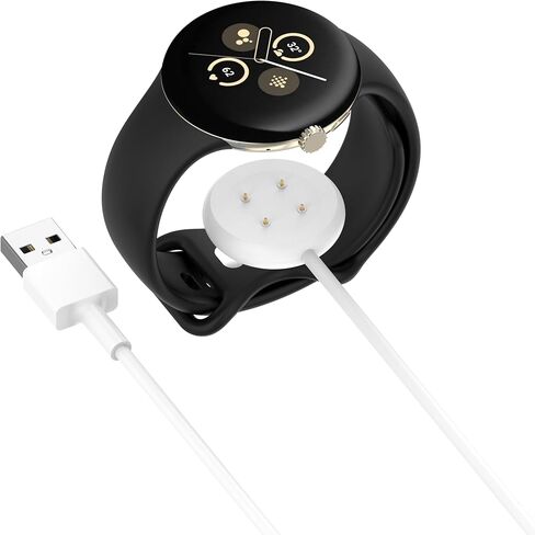 مخصص لساعة Fitbit Ace LTE/Versa 4/Versa 3/Sense 2/Sense/Google Pixel Watch 2/Pixel Watch 3 شاحن USB بديل لساعة Fitbit Ace LTE، سلك شاحن محمول متين in Kuwait