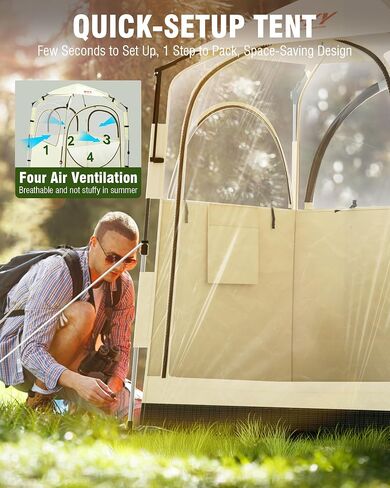 PYY Sports Tent - Upgrade All Weather Outdoor Bubble Instant Tent Shelter with Detachable Top Cover for 1-2 Persons, Rain Tent Camping Sun Shelter Pop Up Clear for Football, Camping, Hiking, Fishing in Saudi Arabia