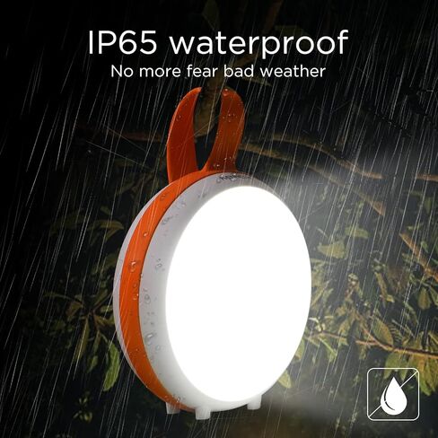 فانوس التخييم LED 800LM 3 أوضاع إضاءة USB قابلة لإعادة الشحن، ضوء طوارئ محمول، أضواء خيمة مقاومة للماء للإعصار، مجموعات النجاة، المشي لمسافات طويلة، صيد الأسماك، المنزل in Saudi Arabia