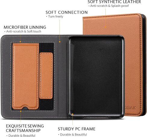 CoBak Case for 6'' All New Kindle 11th Generation 2022 Release Only - Ultra Slim PU Leather Smart Cover with Auto Sleep and Wake, Premium Protective Case for Kindle 2022 in Saudi Arabia