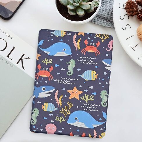 Case for 6.8" Kindle Paperwhite (11th Generation-2021) and Kindle Paperwhite Signature Edition, Just One More Chapter Lightweight PU Leather Folio Cover with Auto Sleep/Wake, Book Lover in Saudi Arabia