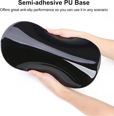 iCasso Mouse Pad Wrist Support, Ergonomic Mouse Pad,Pain Relief Keyboard Wrist Rest, Comfortable Memory Foam Mousepad with Non-Slip PU Base Mouse Pads for Home Office (Sticker) in Saudi Arabia