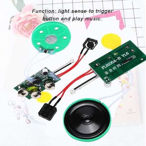 Greeting Card Chip, DIY 240 Seconds Recordable Voice Sound Chip Module, Music Sound Voice Recording Module Device Chip for Christmas Cards, Boxes () in Saudi Arabia