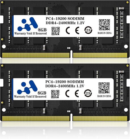 DDR4 RAM 16GB Kit (2x8GB DDR4-2400MHz) PC4-19200 SODIMM CL17 260-PIN Non-ECC Unbuffered 1.2V 2Rx8 ذاكرة الكمبيوتر المحمول الكل في واحد وحدة ذاكرة الكمبيوتر الشخصي ترقية ذاكرة الوصول العشوائي in Saudi Arabia
