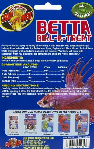 Zoo Med Laboratories AZMBP5 Dial-A-Treat Food, 0.12-Ounce in Saudi Arabia