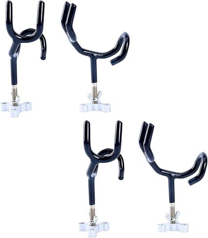 Amarine Made Sure Grip Steel Boat Rod Holders 20 Degree PVC Coated Steel Wire Fishing Pole Holders Angle Rod Holders with Mounting Base Fishing Pole Holders for Boat (10) in Saudi Arabia