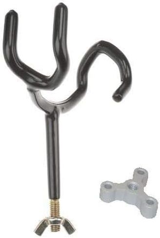 Amarine Made Sure Grip Steel Boat Rod Holders 20 Degree PVC Coated Steel Wire Fishing Pole Holders Angle Rod Holders with Mounting Base Fishing Pole Holders for Boat (10) in Saudi Arabia