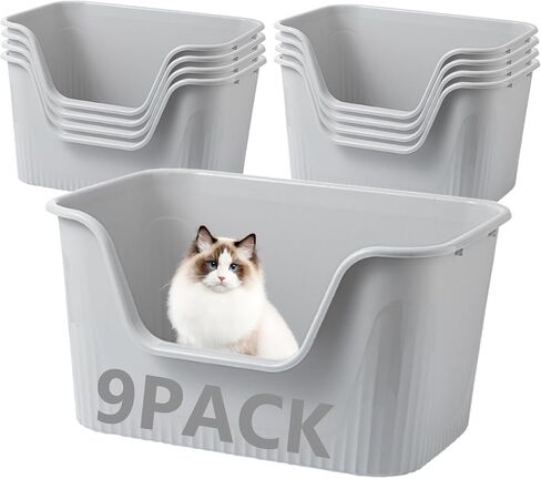 XL Extra Large Cat Litter Box 25.2″L×17.7″W×13″H Anti-Splashing High Side Jumbo Litter Boxes for Big Multi Cats Dogs in Saudi Arabia