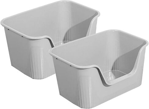 XL Extra Large Cat Litter Box 25.2″L×17.7″W×13″H Anti-Splashing High Side Jumbo Litter Boxes for Big Multi Cats Dogs in Saudi Arabia
