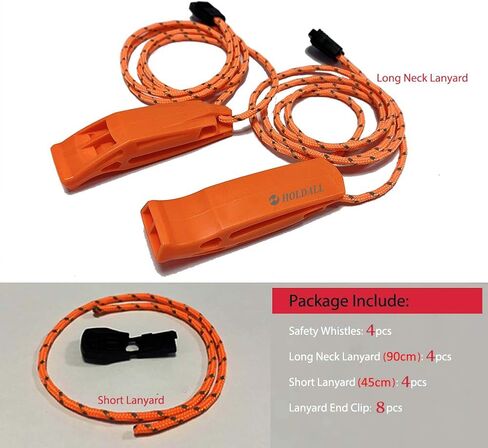 Emergency Safety Whistle with Lanyard, Loud Pea-Less Survival Whistles for Boating Kayaking Life Vest Paddle Board Rescue Signaling. in Kuwait