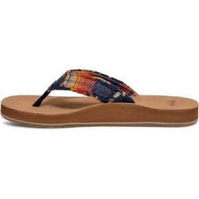 Sanuk Men's Fraid Not Blanket Flip-Flop