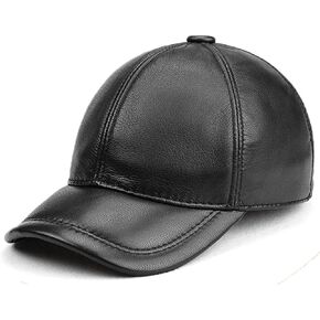 LUTICELI Men Women Lambskin Leather Baseball Cap for Outdoor Travel