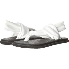 Sanuk Women's Yoga Sling 2 Flip Flop (9 M US, White)