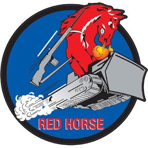 Red Horse Decal 6 Inch