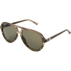 Frye Women's Frenchie Aviator Sunglasses, Green, 58 mm