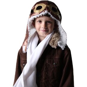 Making Believe Kids Aviator Dress Up Costume Hat and Scarf Set