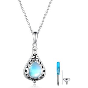 TYSO Celtic Urn Necklace For Ashes 925 Sterling Silver Cremation Jewelry For Ashes Keepake Urn Necklace Gifts For Women Wife Mother