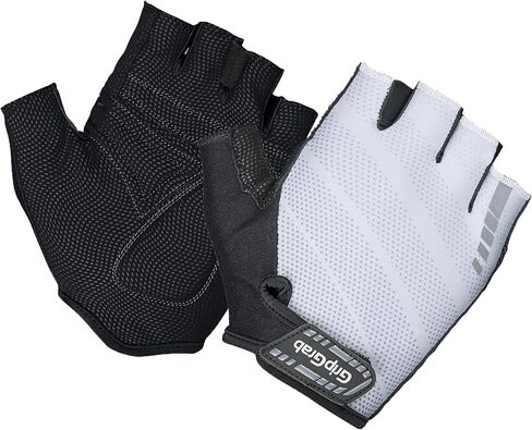 GripGrab Rouleur Cycling Gloves Comfortable Half Finger Padded Summer Fingerless Cushioned Road Bike Pull-Off Tabs in Saudi Arabia