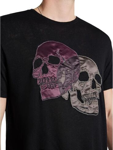 John Varvatos Men's Double Skull Tee in Saudi Arabia