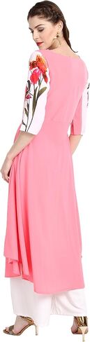 Janasya Indian Women's Tunic Tops Crepe Kurti for Women For Women in Kuwait