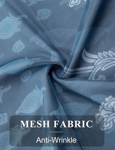 قمصان نسائية ذات أكمام مكشكشة، بلوزات زهرية أنيقة، قميص شبكي متعدد الطبقات in Kuwait