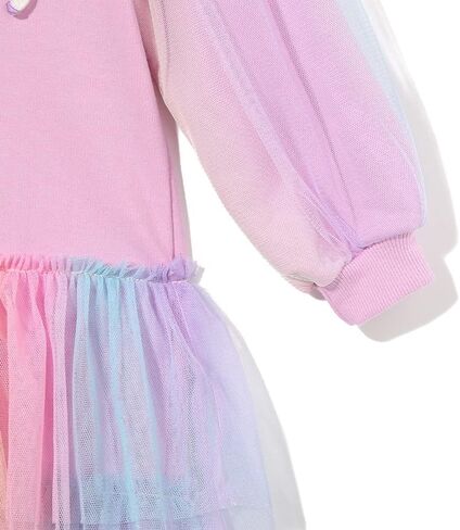 Ozkiz 'Unicorni' Unicorn Tulle Party Princess Casual Dress for Girls Toddler, Purple_US Size 3T~7Y in Kuwait