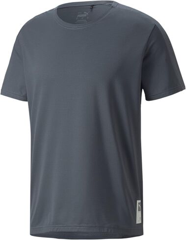 PUMA Men's Run First Mile Short Sleeve Tee, Dark Slate, Small in Saudi Arabia
