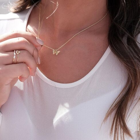 بلوسوم آند هيو ميني باجيت إيتيرنيتي باند | لا يسبب الحساسية مطلي بالذهب عيار 18 قيراط .925 | خاتم ذهب لذيذ | العنقودية تشيكوسلوفاكيا الرغيف الفرنسي التراص الدائري in Kuwait