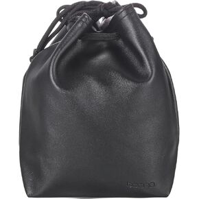 PATIKIL Soft Drawstring Lens Case, Lens Pouch Bag with Cotton Pad 3.94" x 3.94" Thick Fleece Cloth Camera Lens Bag for SLR Lens Water Cups Black