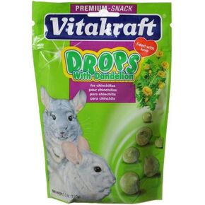 Vitakraft Chinchilla Drops 5.3 Oz - Dandelion