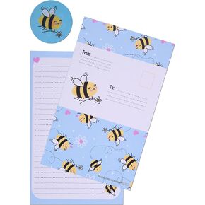 iscream Pack of 8 Fold-over Ready to Send Note Cards - Cheerful Cherries
