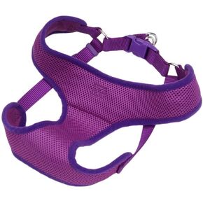 Coastal Pet Comfort Soft Wrap Adjustable Dog Harness - Comfortable Harness for Dog - Adjustable Fit - Easy Step-in Design - Breathable Fabric Mesh - Orchid, 5/8" x 19"-23"