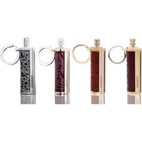 4 PCS Dragon’s Breath Immortal Lighter, Metal Keychain Flint Matchstick Kerosene Refillable Lighter, Waterproof Keychain Lighter for Emergency Survival Mountaineering Camping Hiking