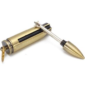 BIASTNR Permanent Match Metal Matchstick Flint Fire Starter, Keychain Lighting Sticks Reusable Immortal Lighter for Camping Hiking Emergency Survival Gear