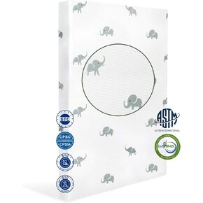 Mini Crib Mattress - 38x24 in Baby Crib Mattresses for Mini and Portable Crib - Breathable Dual Sided Memory Foam & High Density Support Foam with Waterproof Washable Crib Mattress Cover