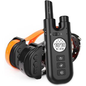 2-1 Design Auto Bark & Remote Control Dog Training Collar - Waterproof Dog Shock Collars with Beep, Vibration, Shock - Suitable for Small, Medium, Large Dogs - Remote Range up to 2600Ft (Back-2)