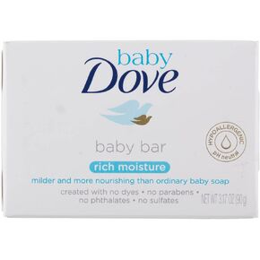 Dove Baby Bar Rich Moisture, 3.17 Ounce