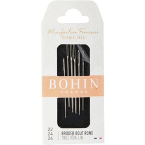 Bohin Tapestry Hand Needles, Size 22/24/26 6/Pkg