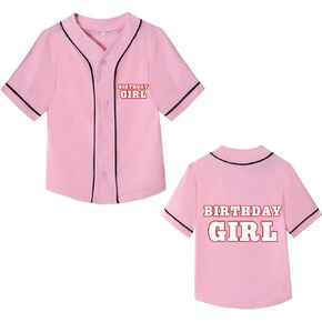 First Birthday Outfit Boy's Baseball Jersey T-Shirt 1st Birthday Shirt Newborn Baby Girl Short Sleeve Tee
